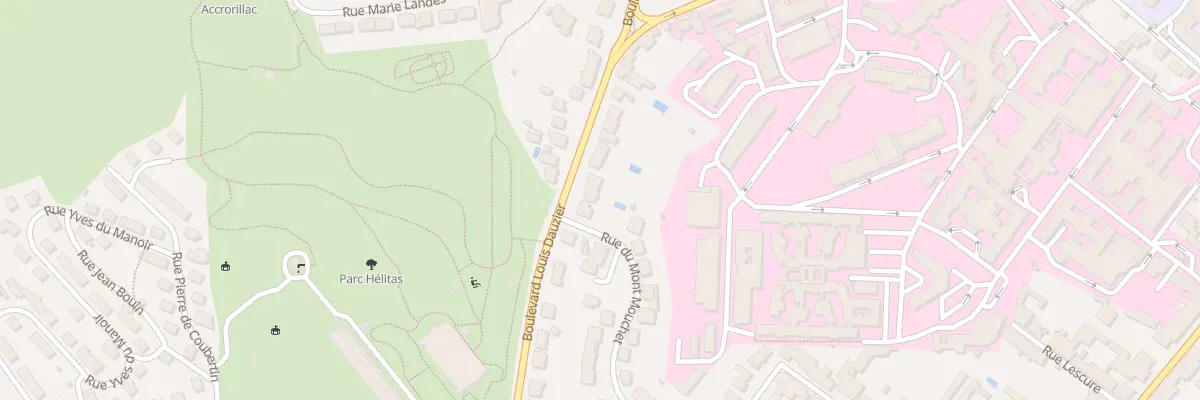 Plan du 39 Bd Louis Dauzier à Aurillac
