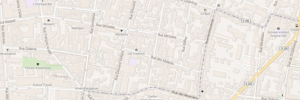 Plan du 24B Rue des Fédérés à Montreuil