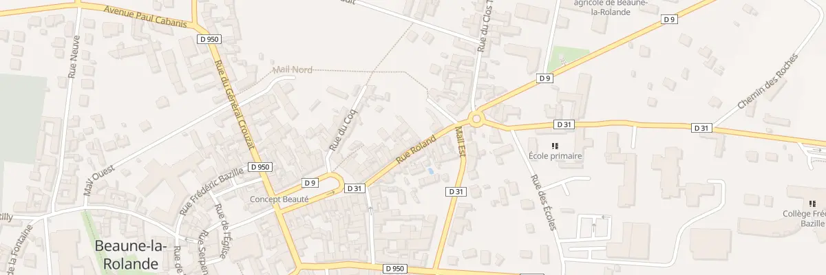 Plan du 17B Rue Roland à Beaune-la-Rolande