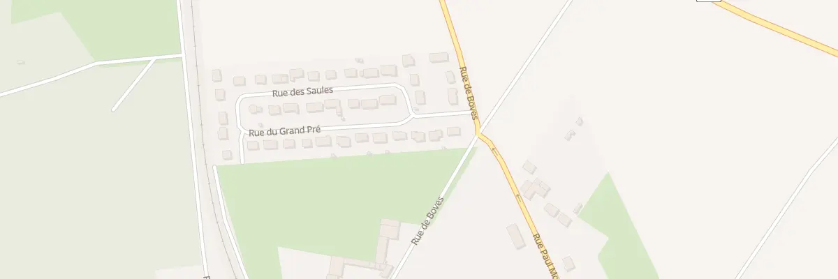 Plan du 5 Rue du Marronnier à Thézy-Glimont