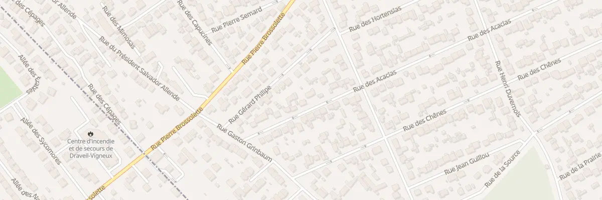 Plan du 13 Rue des Acacias à Vigneux-sur-Seine