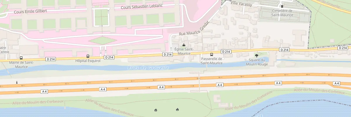 Plan du 38 Rue du Maréchal Leclerc à Saint-Maurice