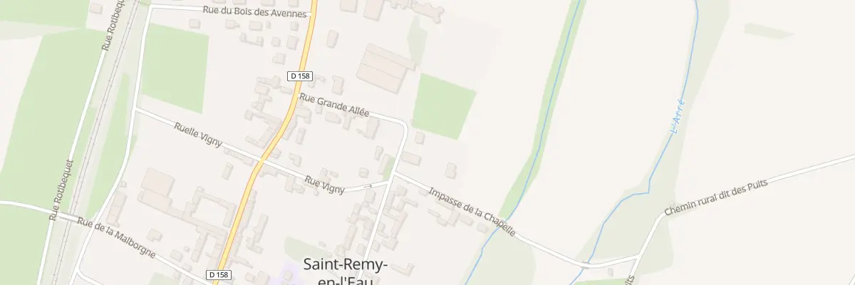 Plan du 1B Rue de la Mairie à Saint-Remy-en-l’Eau