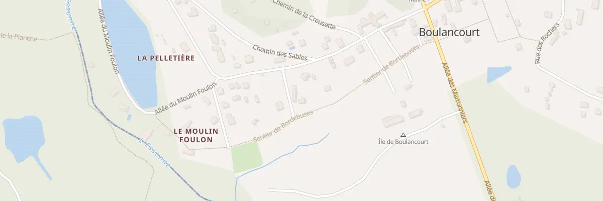 Plan du 14 Rue Grande à Boulancourt