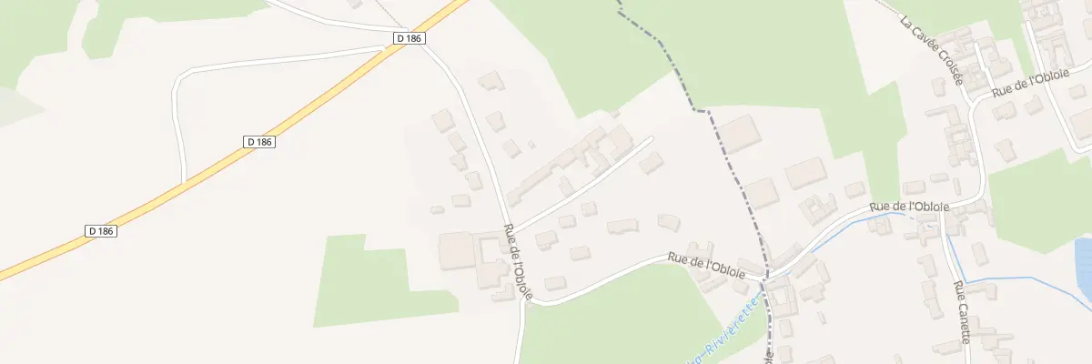 Plan du 151 Rue de l’Oblois à Mazinghem