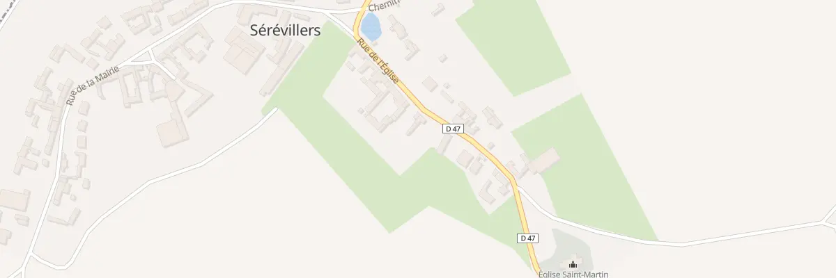Plan du 5 Rue de l’Eglise à Sérévillers