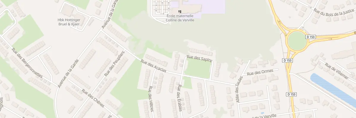 Plan du 9 Rue des Sapins à Mennecy
