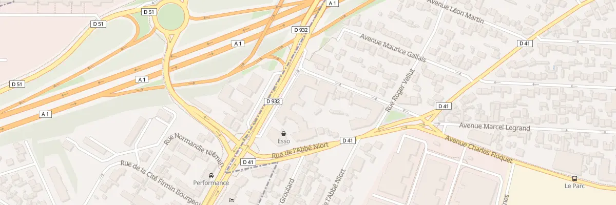 Plan du 3B Rue de l’Abbé Niort au Blanc-Mesnil