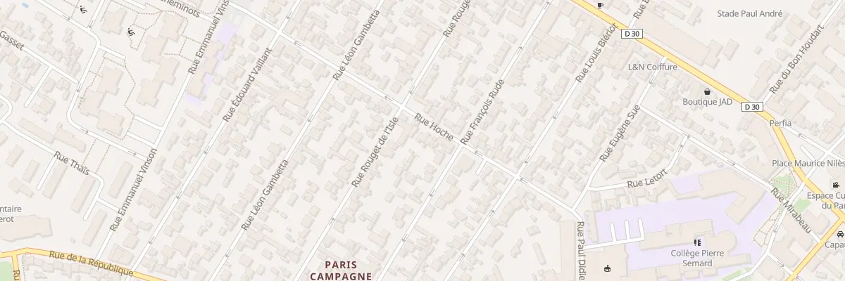 Plan du 31B Rue Hoche à Drancy