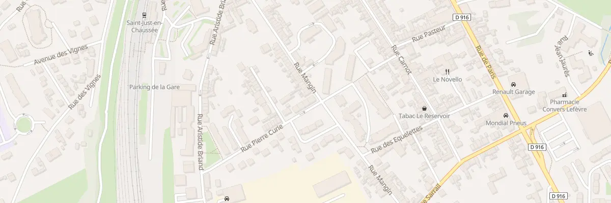 Plan du 4 Rue Pierre Curie à Saint-Just-en-Chaussée