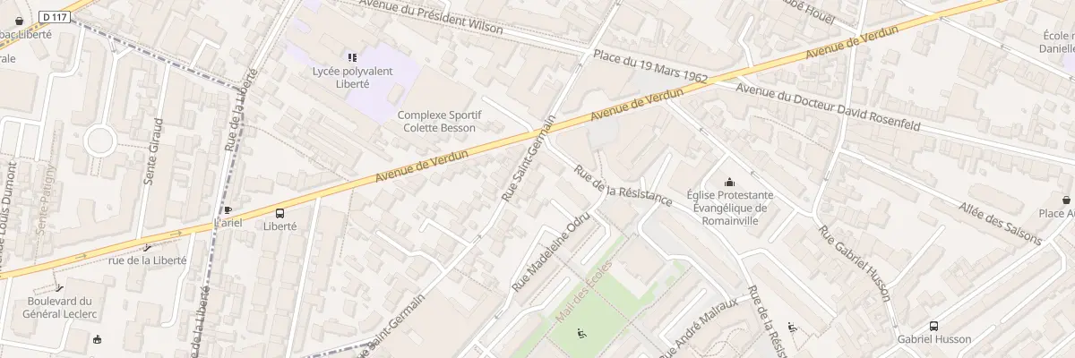 Plan du 39 Rue Saint - Germain à Romainville