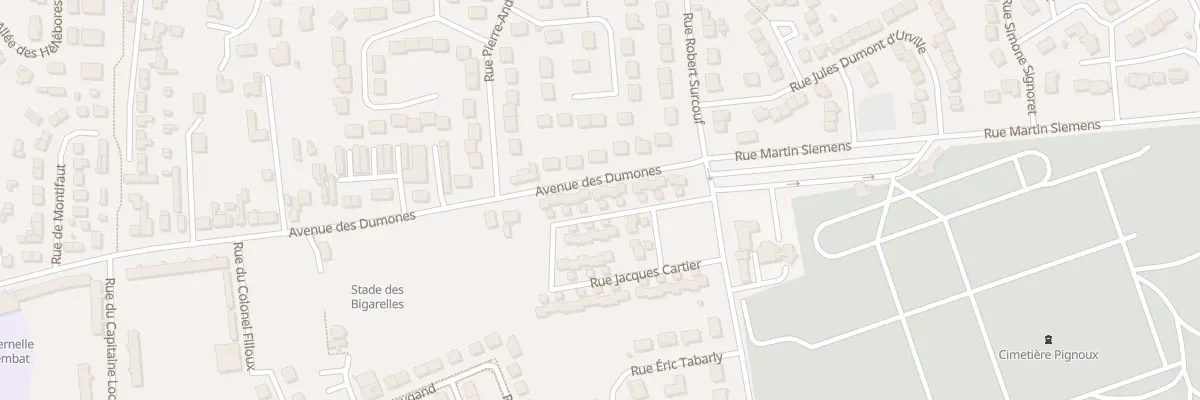 Plan du 20 Rue Jacques Cartier à Bourges