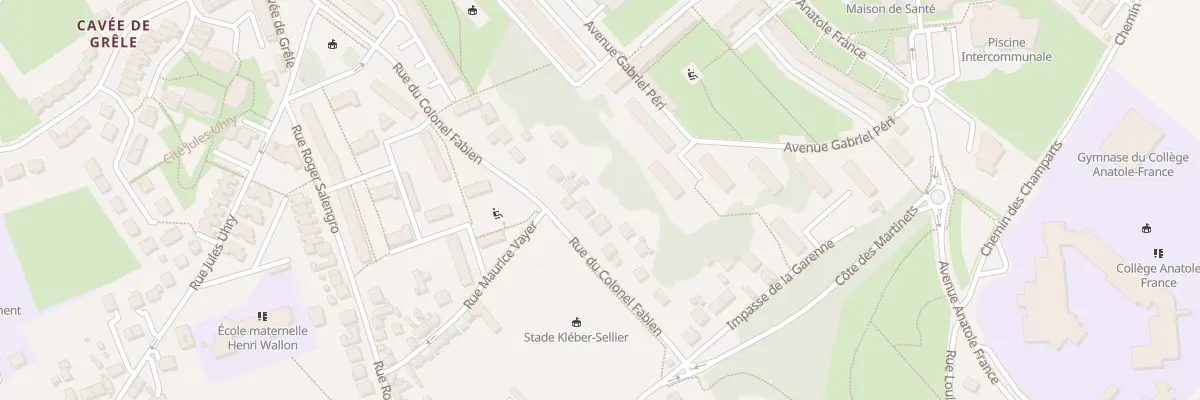 Plan du 14 Rue du Colonel Fabien à Montataire