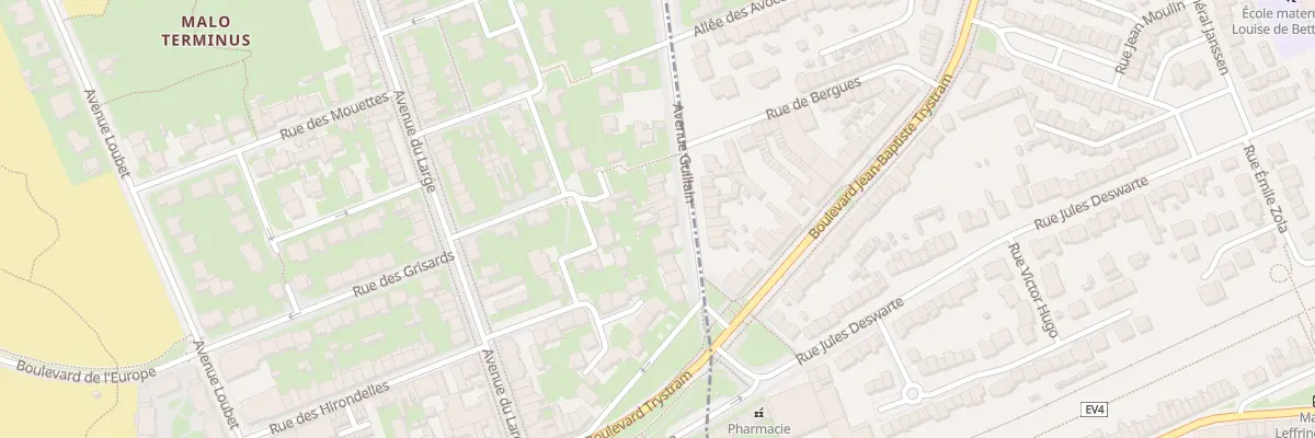 Plan du 89 Av Guillain à Dunkerque