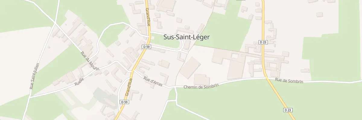 Plan du 74 Rue de la Mairie à Sus-Saint-Léger