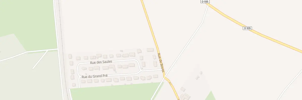 Plan du 35 Rue de Boves à Thézy-Glimont