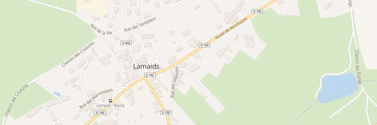 Plan du 6 Rte de Montluçon à Lamaids