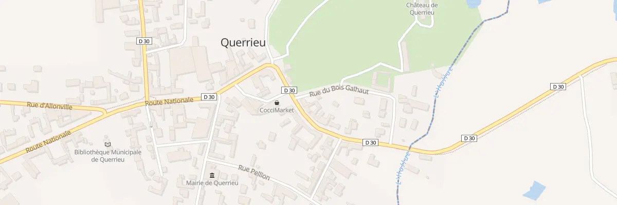Plan du 16 Rte Nationale à Querrieu