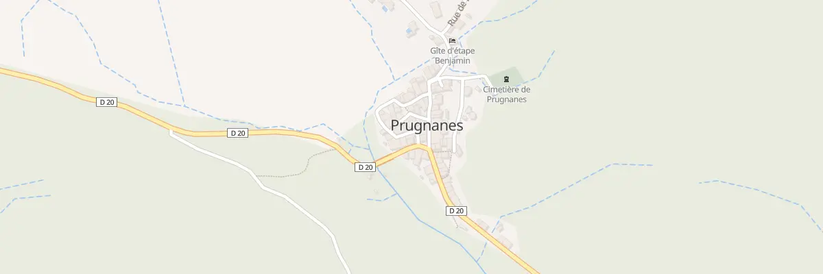 Plan du 10 Le Village à Prugnanes