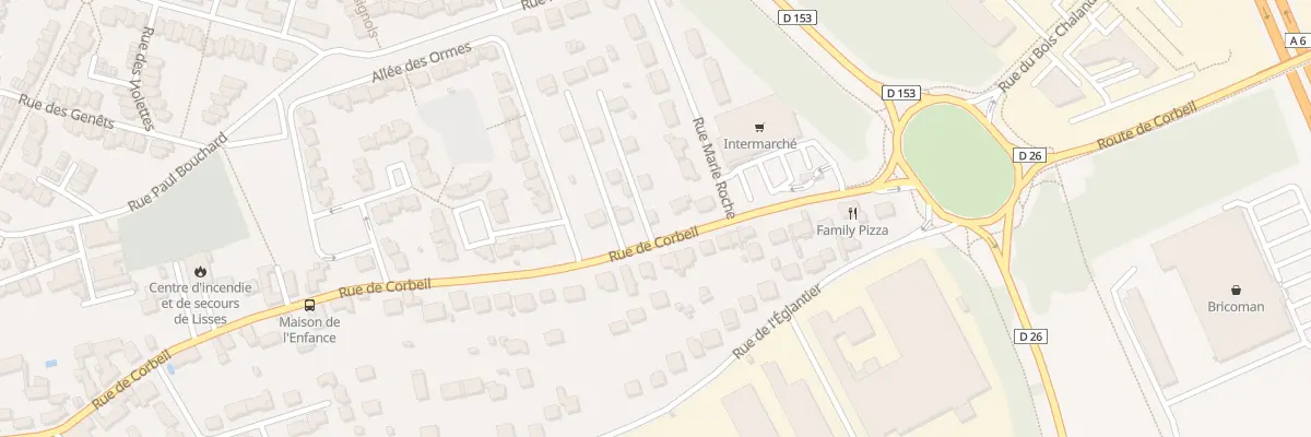 Plan du 55 Rue de Corbeil à Lisses