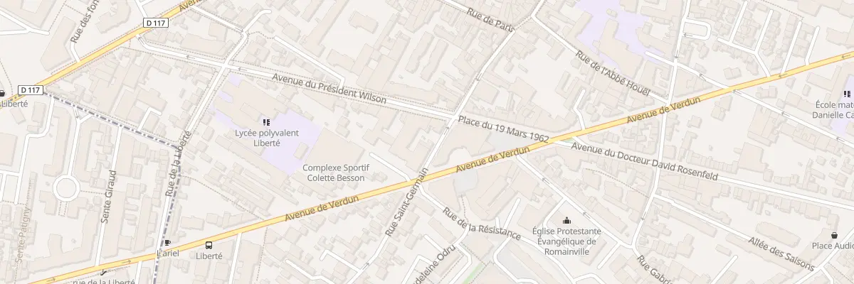 Plan du 26 Rue Saint - Germain à Romainville