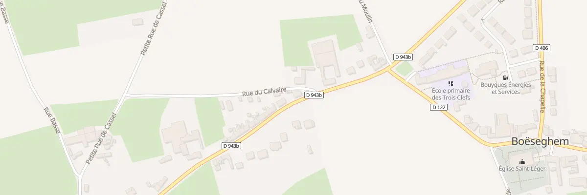 Plan du 28 Rue d’Aire à Boëseghem