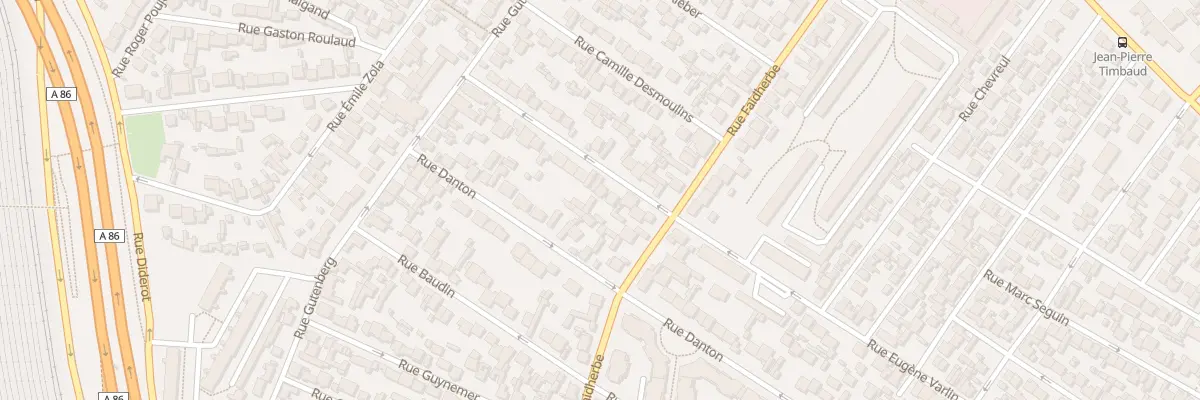 Plan du 9 Rue Bartholome à Drancy