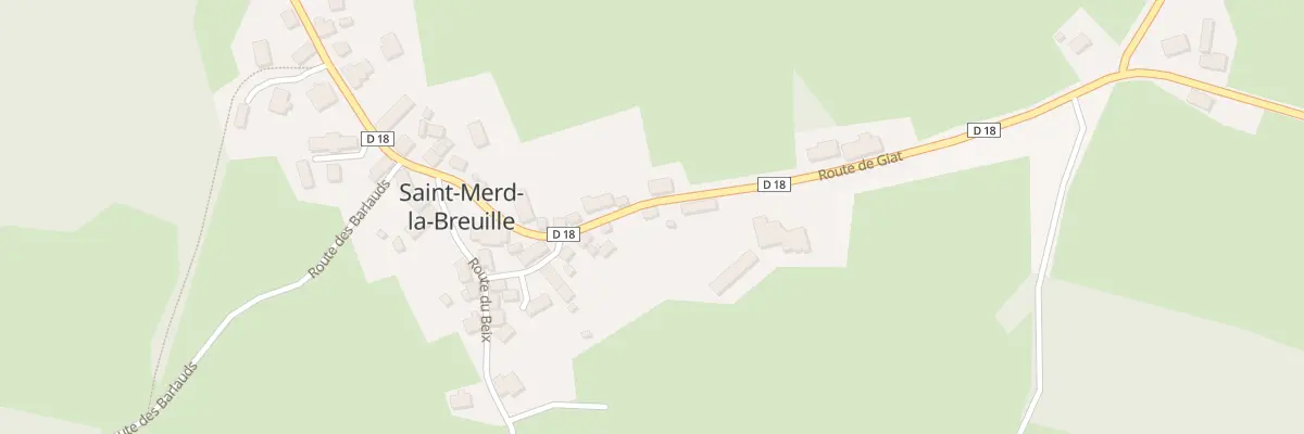 Plan du 5069 Le Bourg à Saint-Merd-la-Breuille