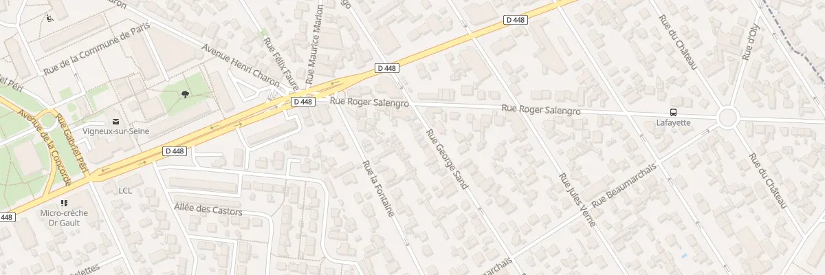 Plan du 6B Rue George Sand à Vigneux-sur-Seine