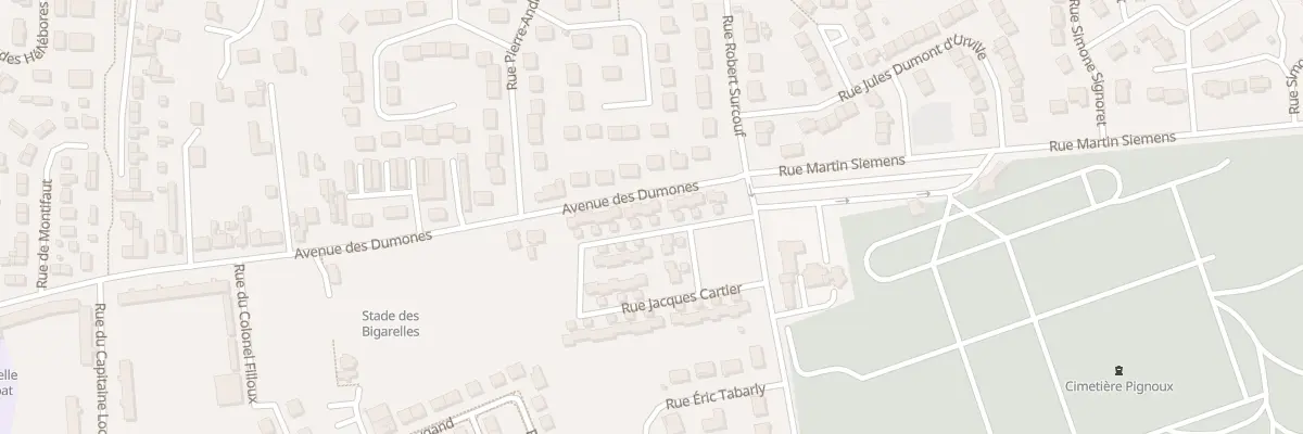 Plan du 16 Rue Jacques Cartier à Bourges