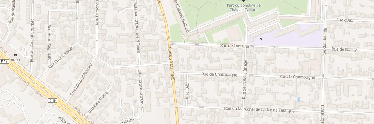Plan du 5 Rue de Champagne à Maisons-Alfort
