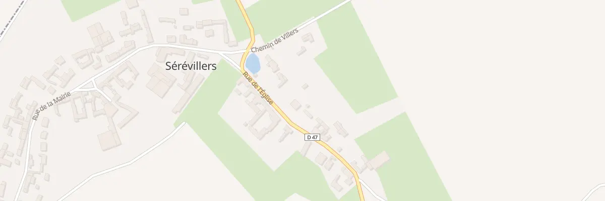 Plan du 10 Rue de l’Eglise à Sérévillers