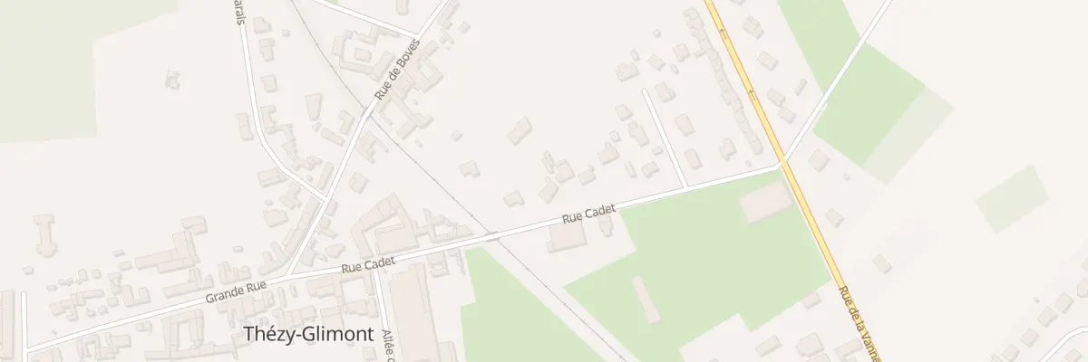 Plan du 19 Rue Cadet à Thézy-Glimont