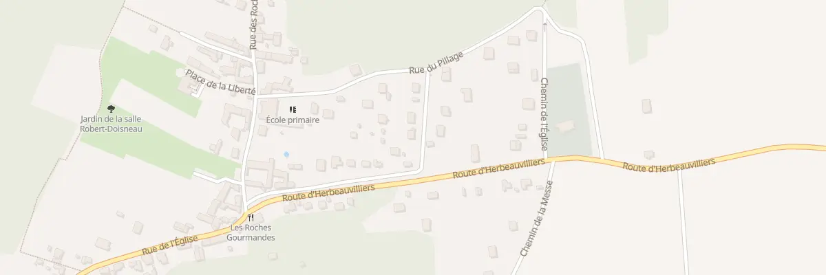 Plan du 22 Rue des Larris à Buthiers