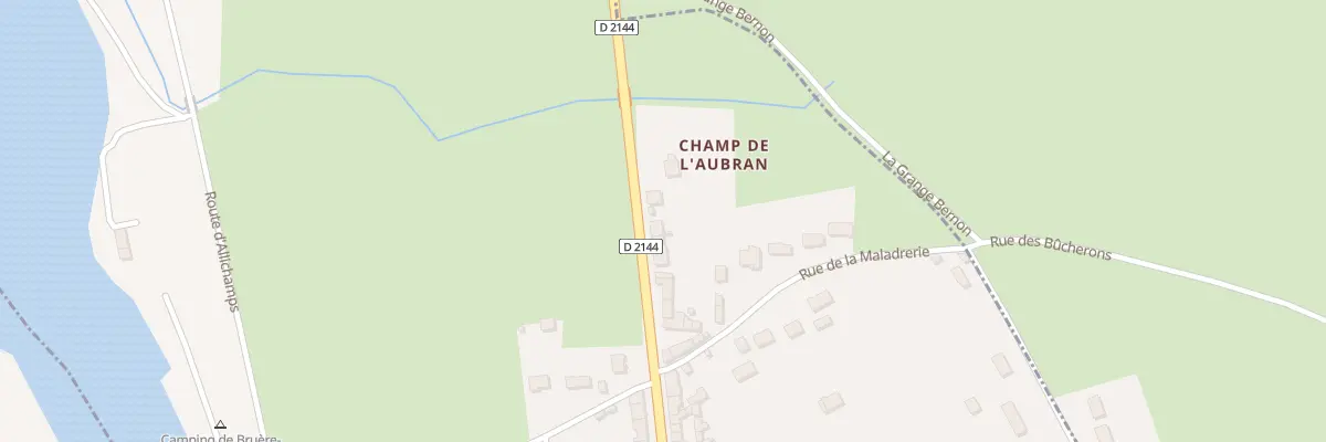 Plan du 54 Rte de Bourges à Bruère-Allichamps