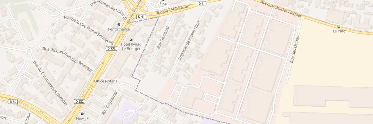 Plan du 29 Imp de l’Abbé Niort au Blanc-Mesnil