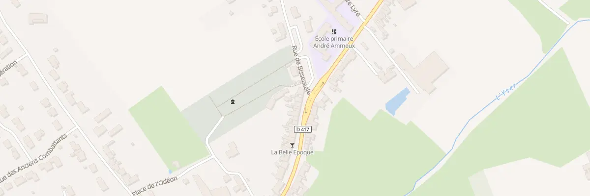 Plan du 55 Rue de Bergues à Esquelbecq