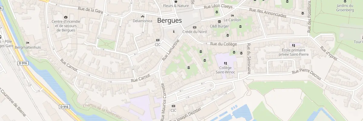 Plan du 15 Rue Lamartine à Bergues