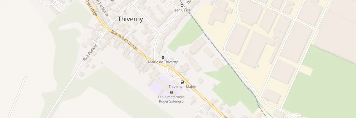 Plan du 2 Rue Hubert Grison à Thiverny