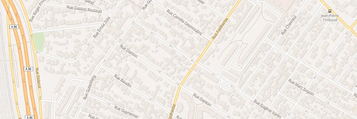 Plan du 7 Rue Bartholome à Drancy