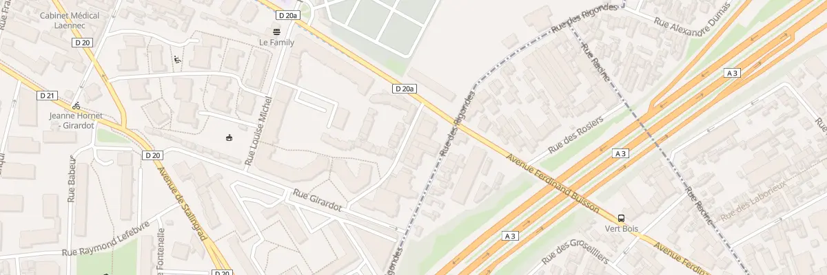 Plan du 112 Av Raspail à Bagnolet