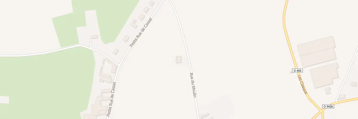 Plan du 5 Rue du Moulin à Boëseghem