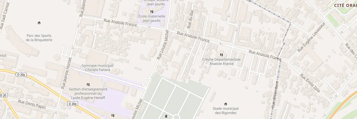 Plan du 56 Rue Anatole France à Bagnolet