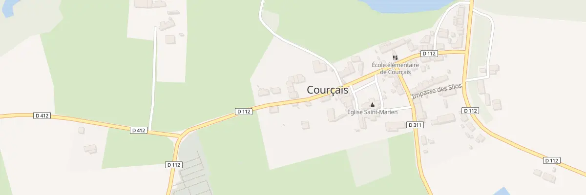Plan du 5003 Le Bourg à Courçais