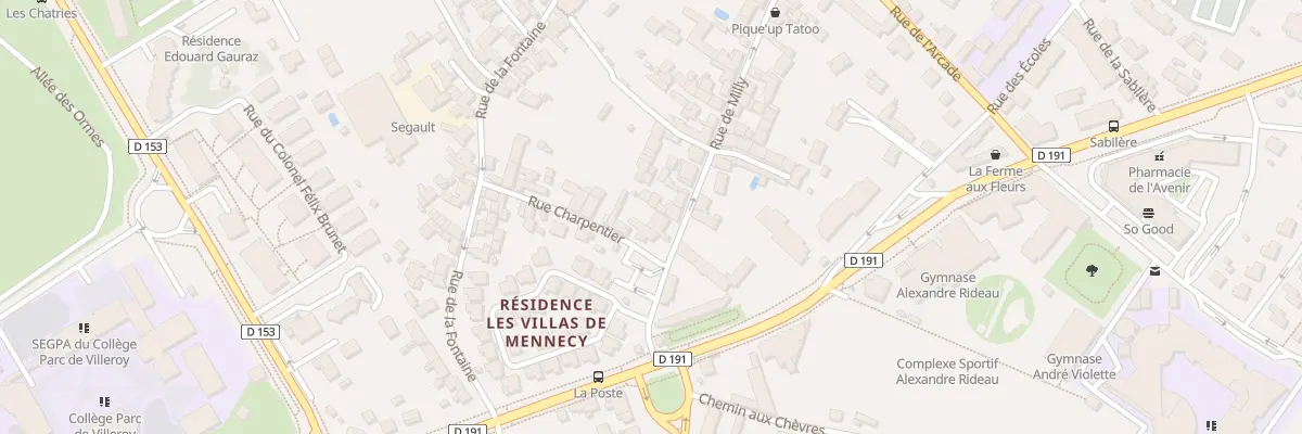 Plan du 32 Rue de Milly à Mennecy