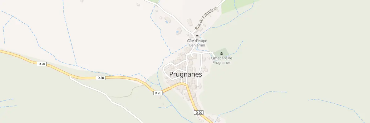Plan du 20 Le Village à Prugnanes