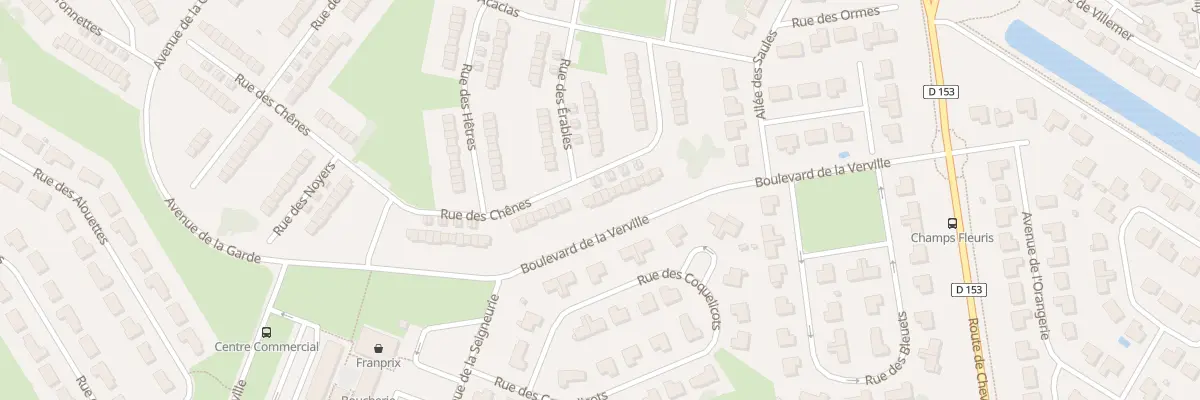 Plan du 33 Rue des Chénes à Mennecy