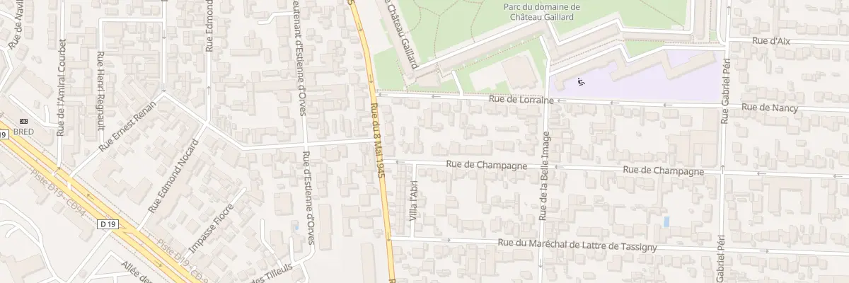 Plan du 7 Rue de Champagne à Maisons-Alfort