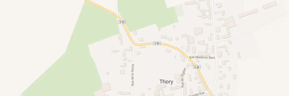 Plan du 7 Rue du Frien à Thory