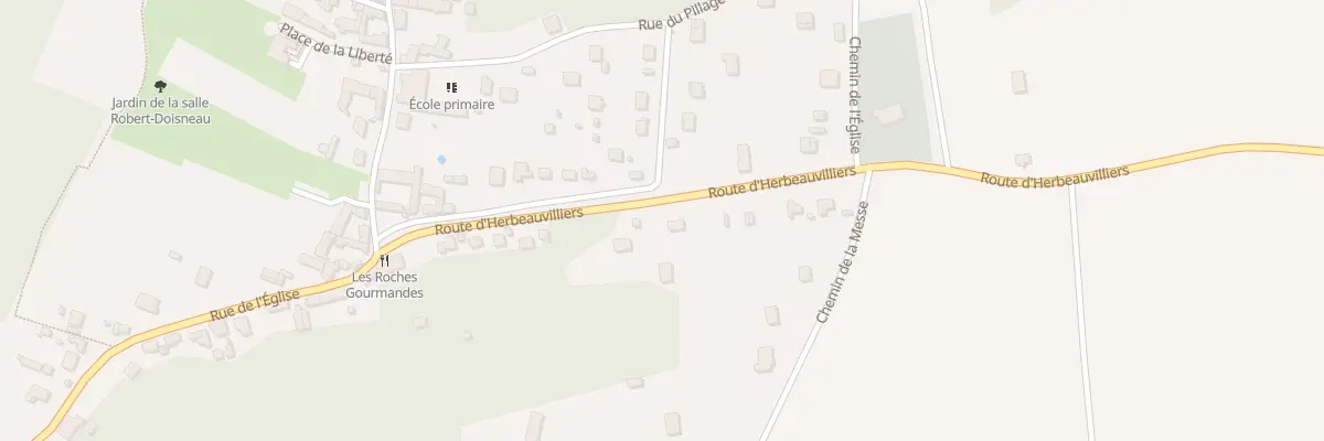 Plan du 55 Rue de l’Eglise à Buthiers